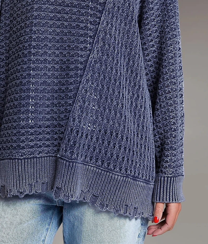 Prep Edit - Washed Split Sweater