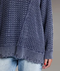 Prep Edit - Washed Split Sweater