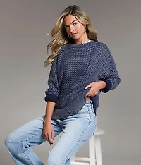 Prep Edit - Washed Split Sweater