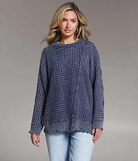 Prep Edit - Washed Split Sweater