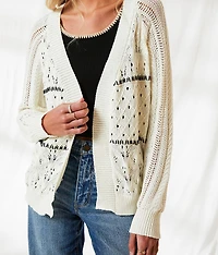 Resort Edit - Crochet Cardigan Sweater
