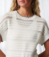 Resort Edit - Contrast Stitch Sweater