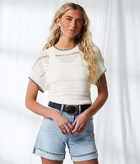 Resort Edit - Contrast Stitch Sweater