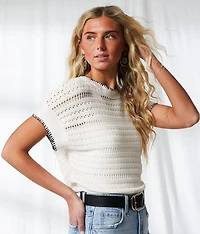 Resort Edit - Contrast Stitch Sweater