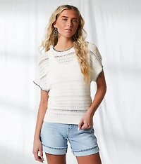 Resort Edit - Contrast Stitch Sweater