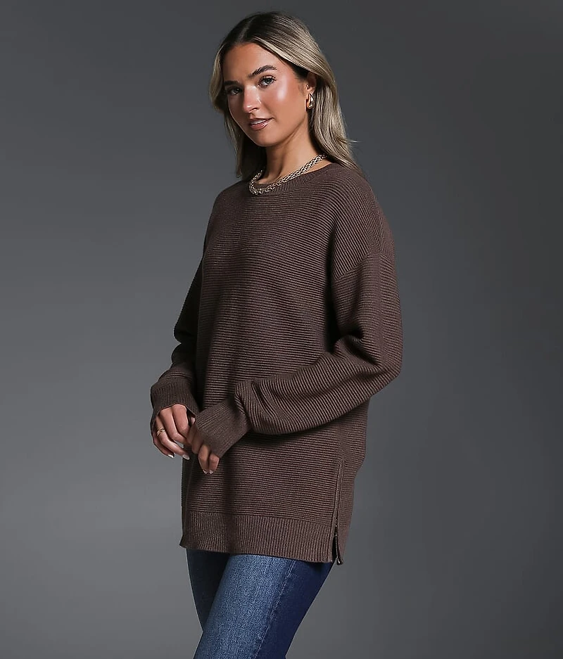 Ribbed Pullover