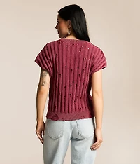 Destructed Dolman Sweater