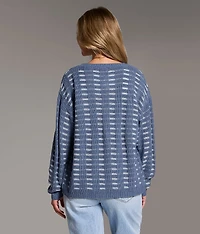 Striped Cardigan Sweater