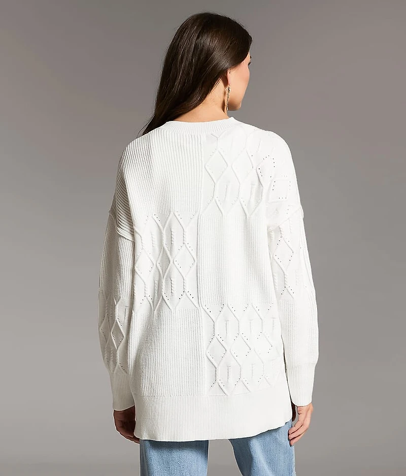 Block Stitched Sweater