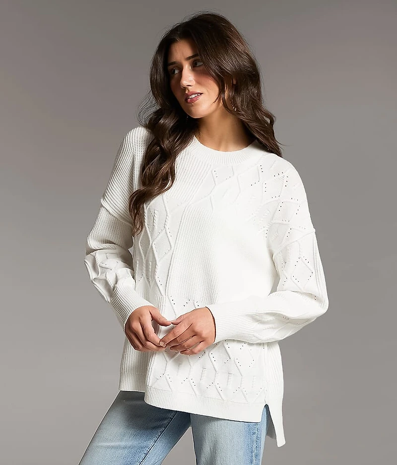 Block Stitched Sweater