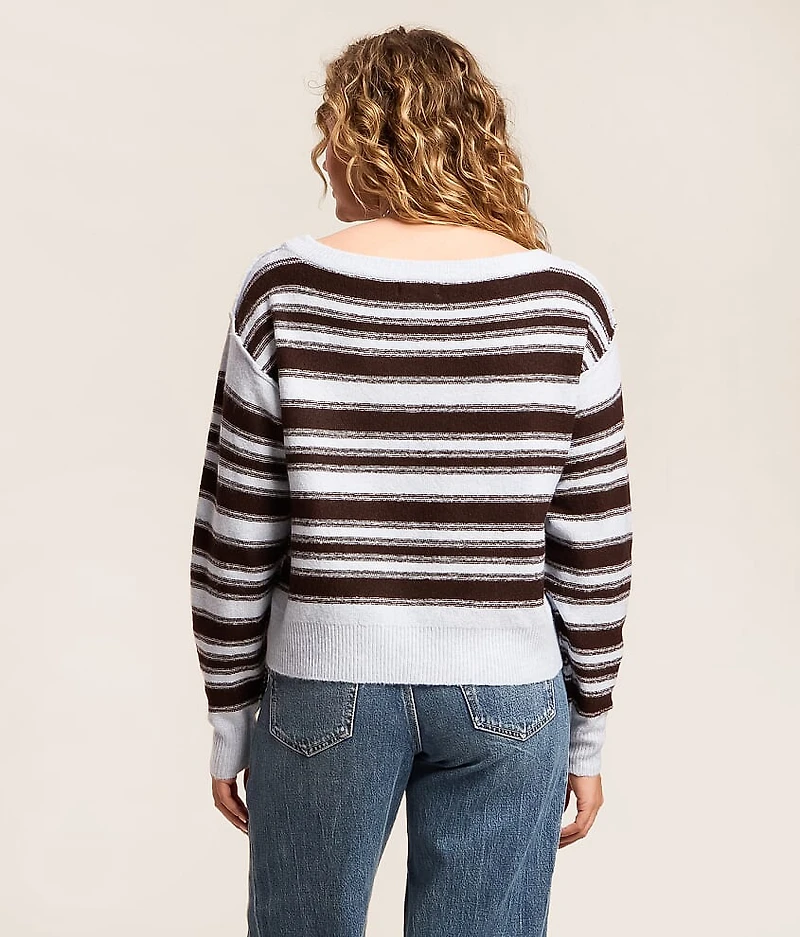Striped Boatneck Sweater