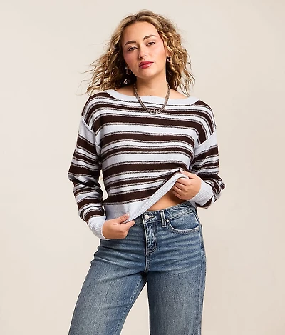 Striped Boatneck Sweater