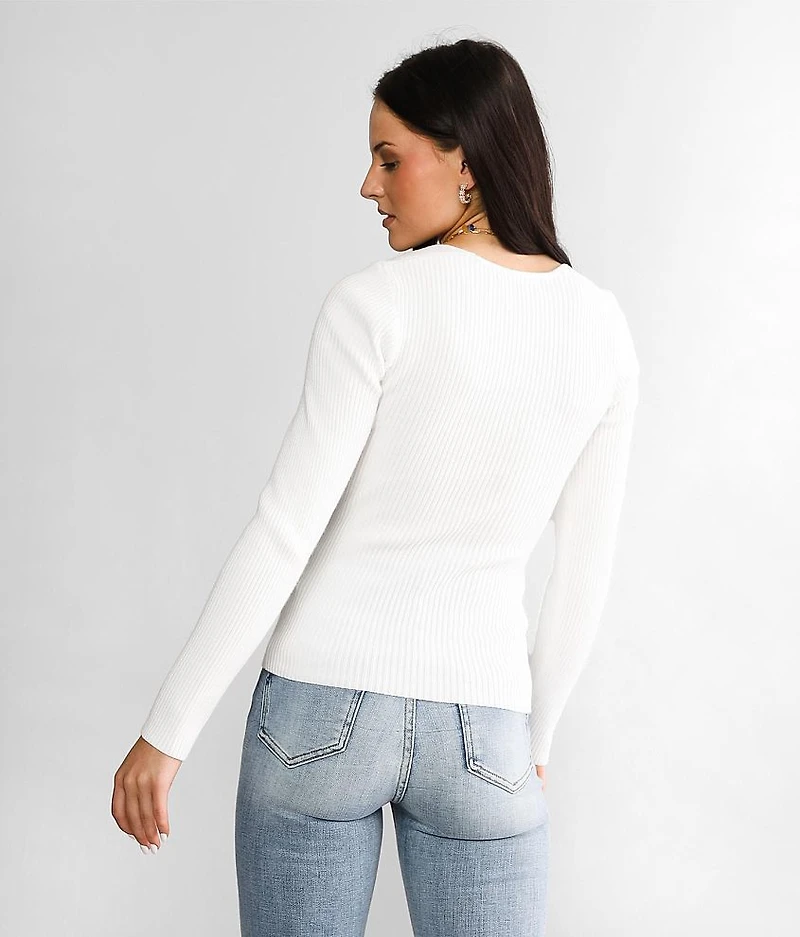 Twisted Front Sweater