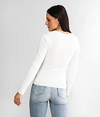 Twisted Front Sweater
