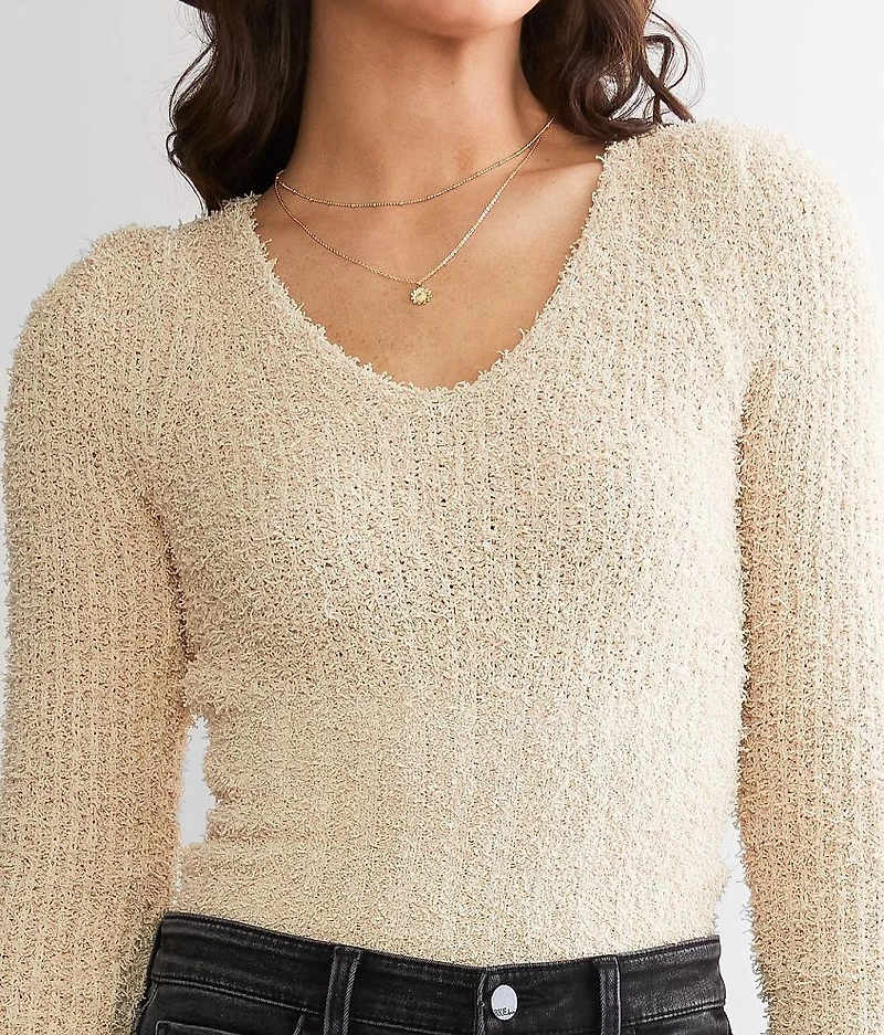 Eyelash Knit Sweater