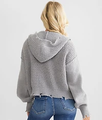 Hooded Cardigan Sweater