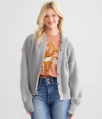 Hooded Cardigan Sweater