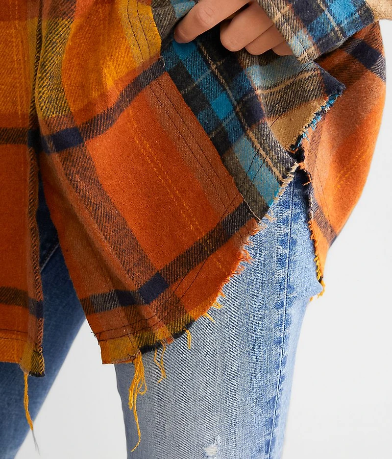 Flannel Hooded Shacket