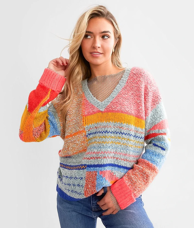 Mixed Yarn Sweater