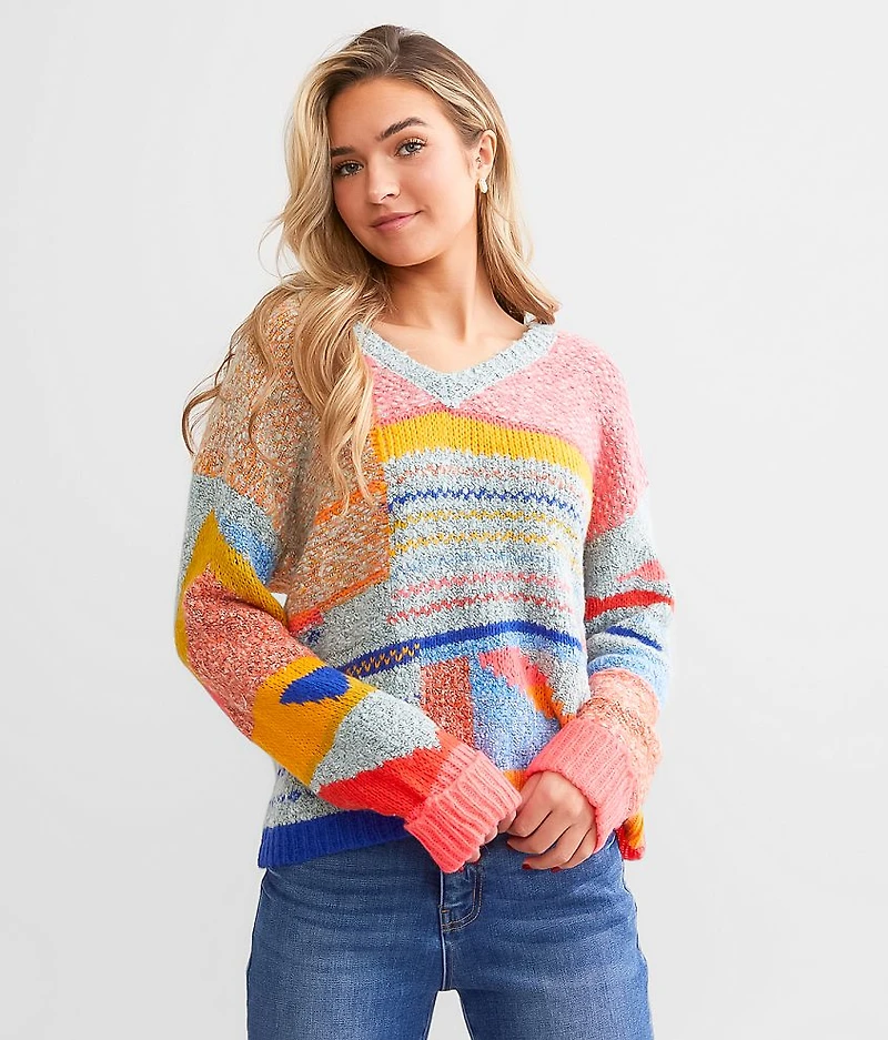 Mixed Yarn Sweater