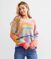 Mixed Yarn Sweater