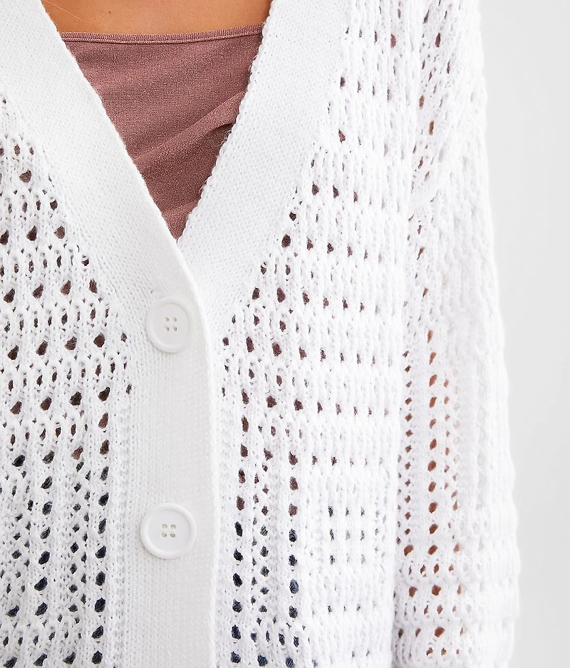 Knit Cardigan Sweater