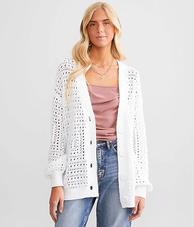 Knit Cardigan Sweater