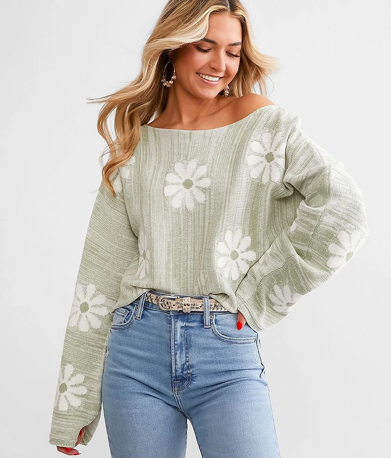 Daisy Cropped Sweater