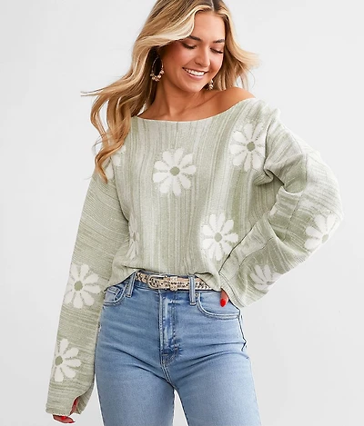 Daisy Cropped Sweater