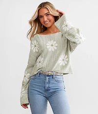 Daisy Cropped Sweater