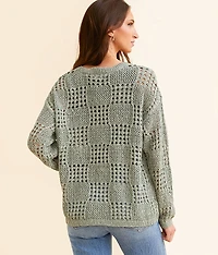 Pointelle Sweater