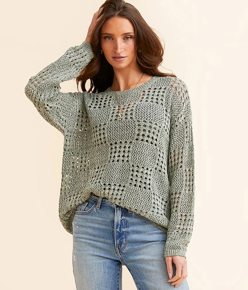 Pointelle Sweater