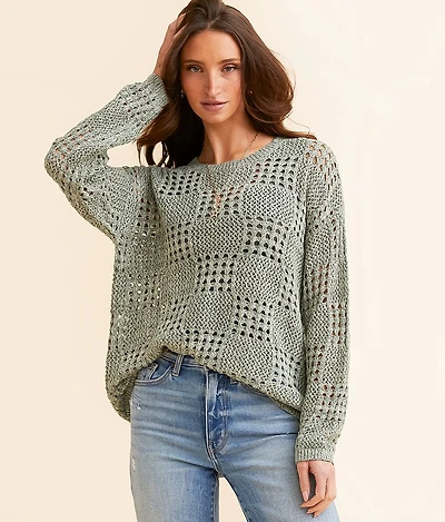Pointelle Sweater