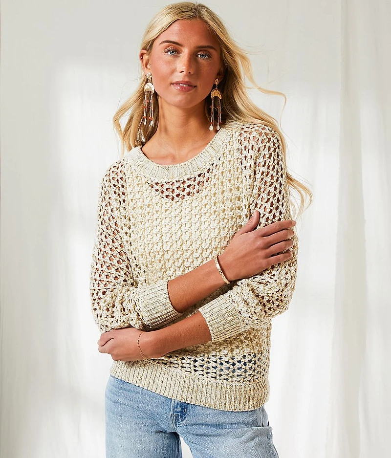Resort Edit - Metallic Stitch Sweater