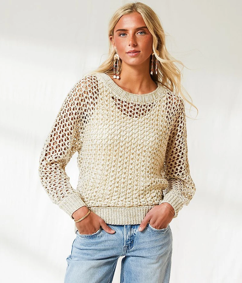 Resort Edit - Metallic Stitch Sweater