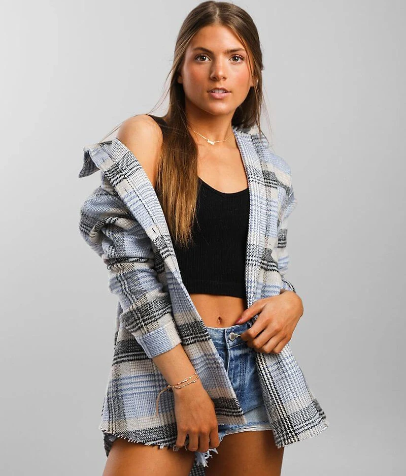Brushed Flannel Shacket