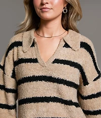 Prep Edit - Nubby Striped Sweater