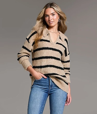 Prep Edit - Nubby Striped Sweater