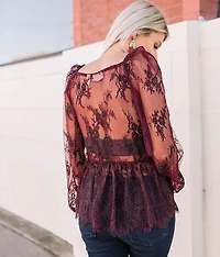 Eyelash Lace Top