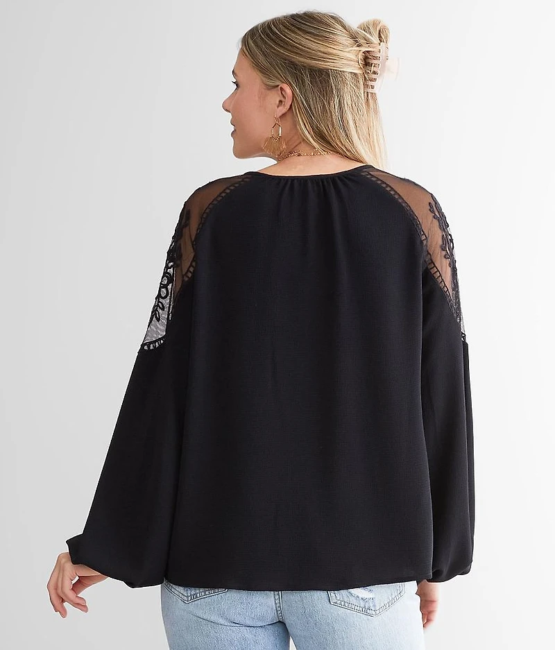 Floral Crochet Top