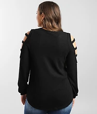 Strappy Cold Shoulder Top