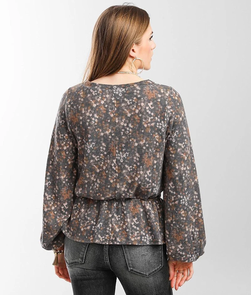 Printed Knit Top