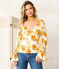 Retro Floral Top