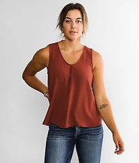 Pleated Tank Top