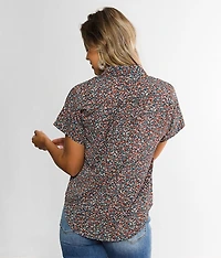 Printed Gauze Blouse