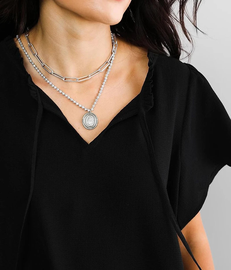 Crinkle Gauze Front Tie Top