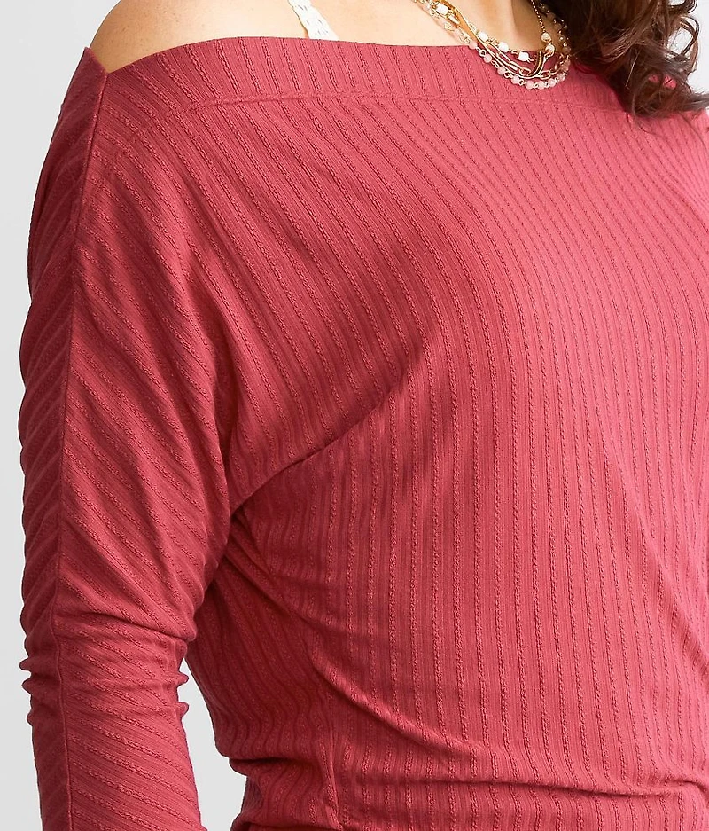 Jacquard Ribbed Top