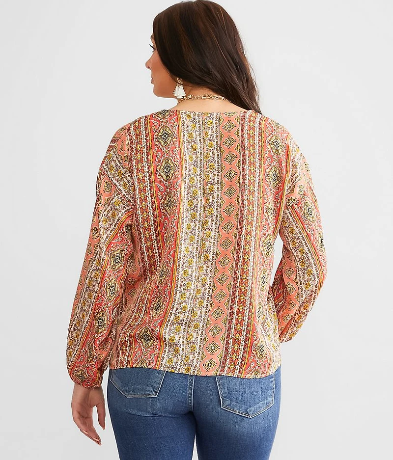 Printed Chiffon Blouse