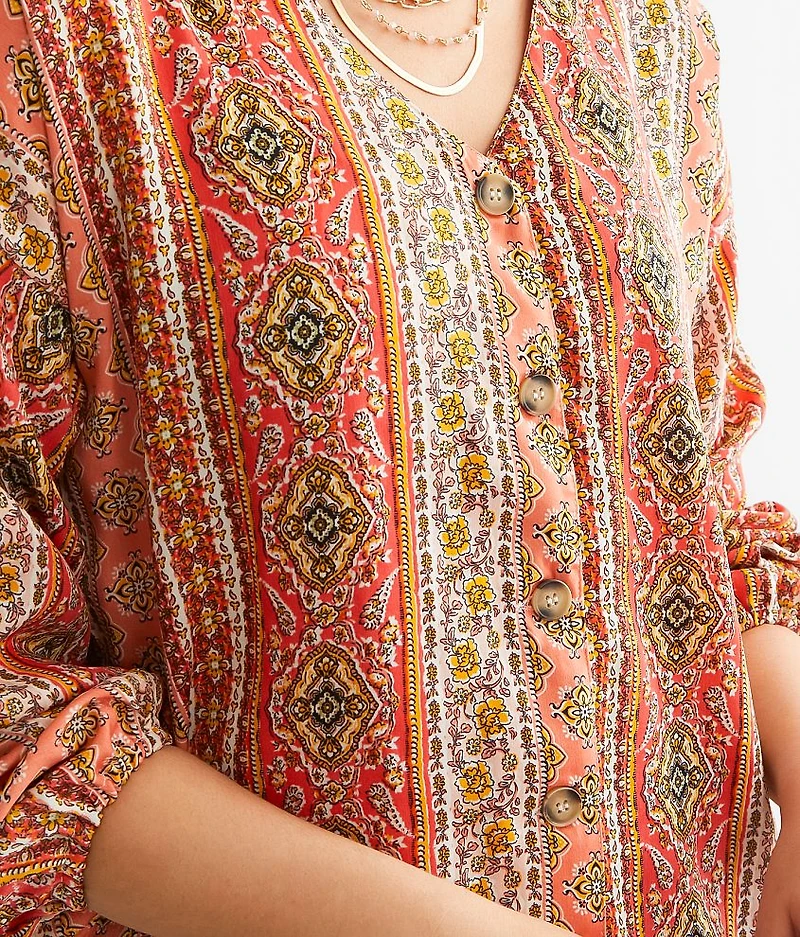 Printed Chiffon Blouse