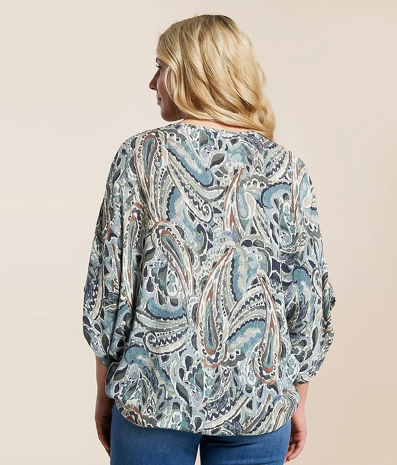 Cinch Tie Dolman Top